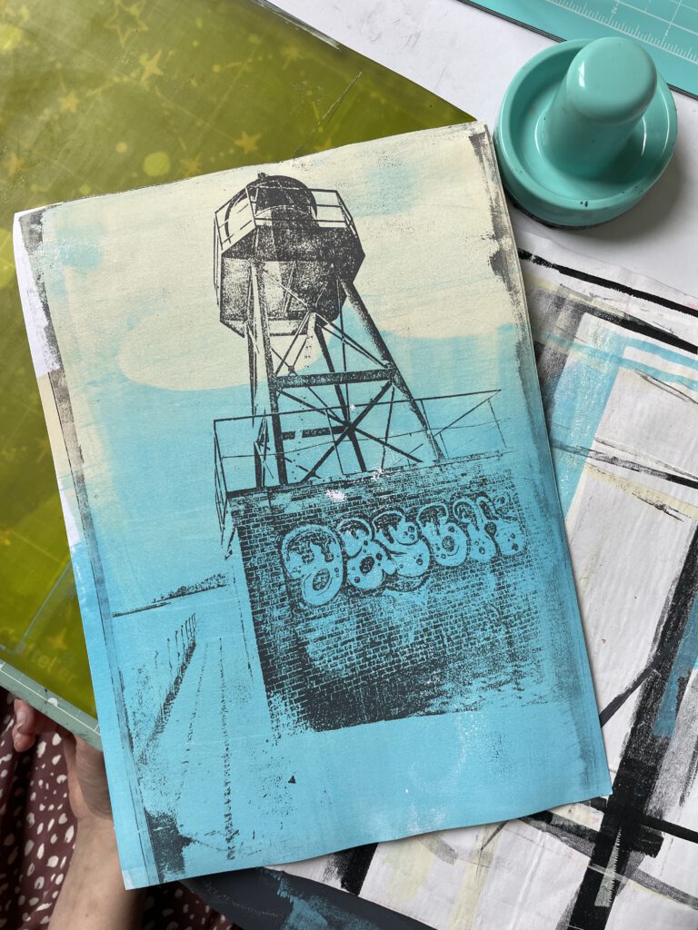 Scrapimpulse Gelli Plate Foto-Transfer Workshop 