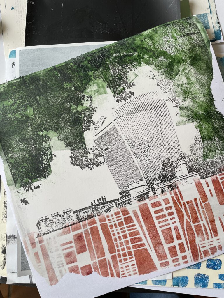 Scrapimpulse Gelli Plate Foto-Transfer Workshop 