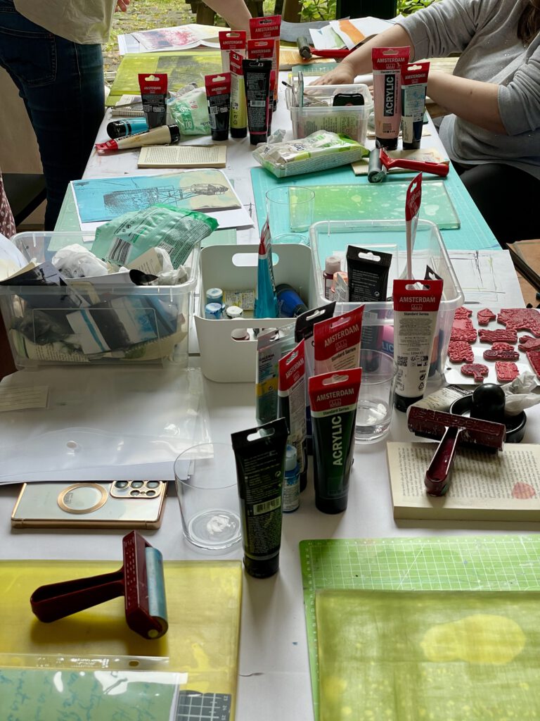 Scrapimpulse Gelli Plate Foto-Transfer Workshop 