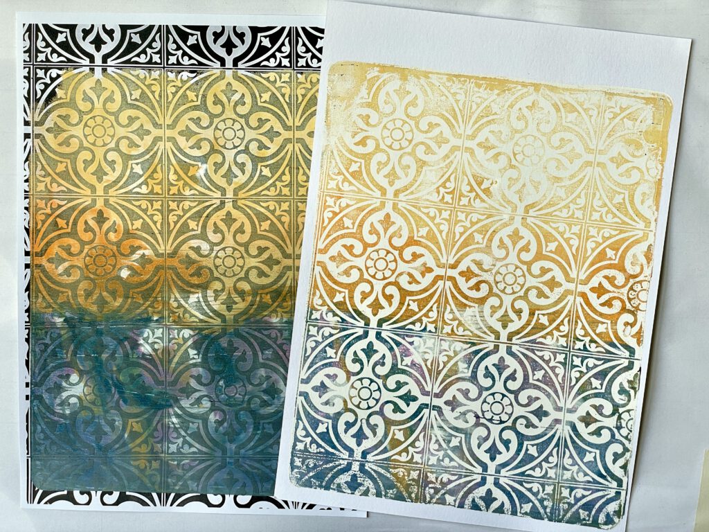 Gel Press Foto-Transfers Farben