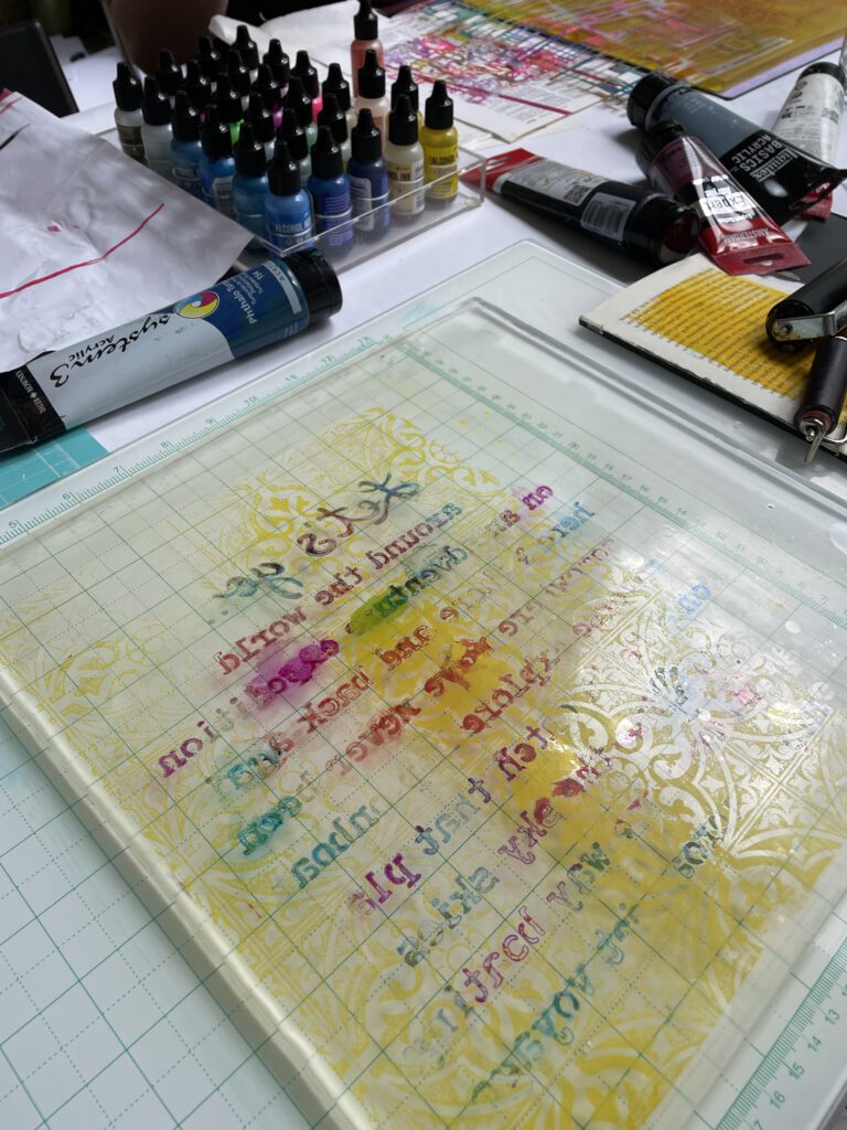 Gelli Plate Foto-Transfer Workshop