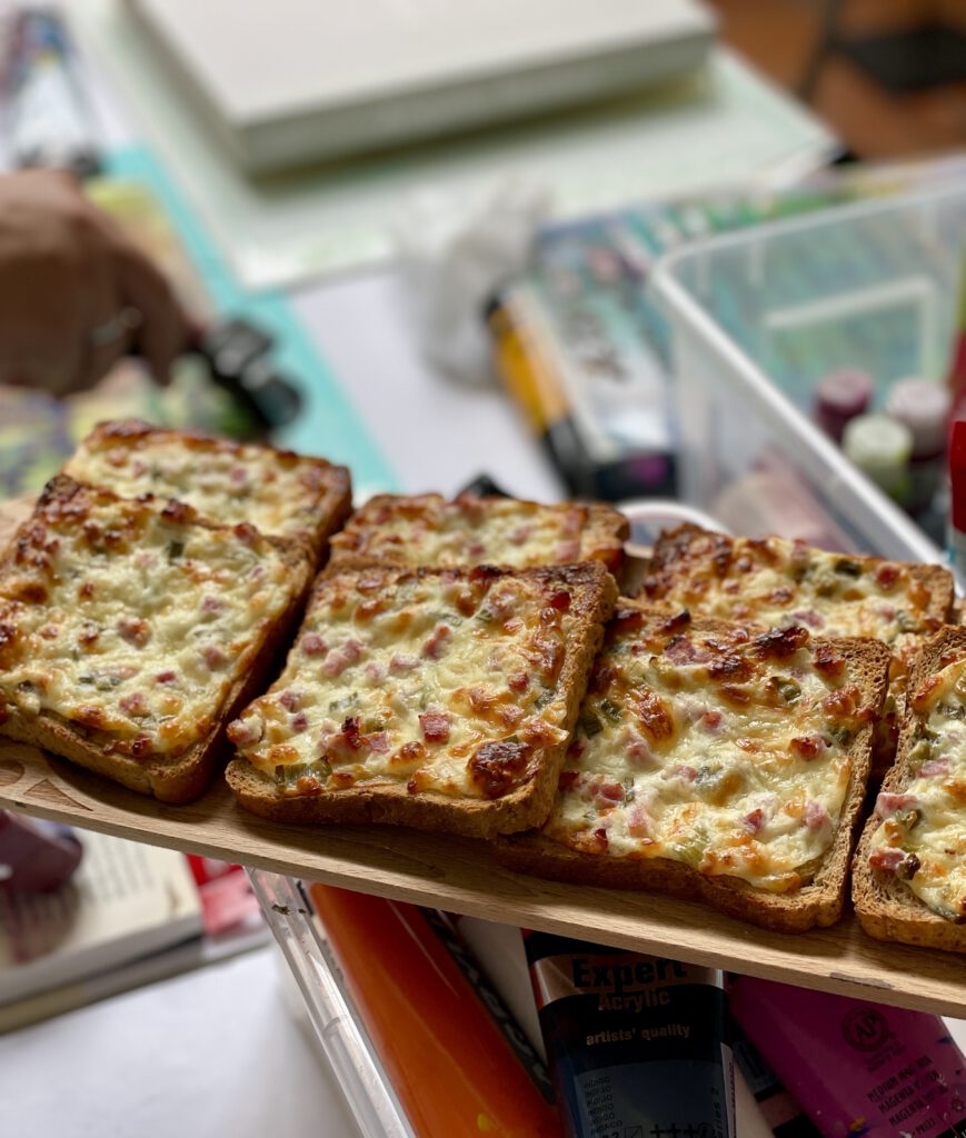 Flammkuchen Toast Workshop