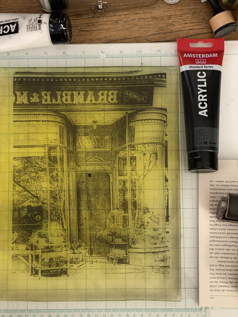 Gelli Plate Foto-Transfer