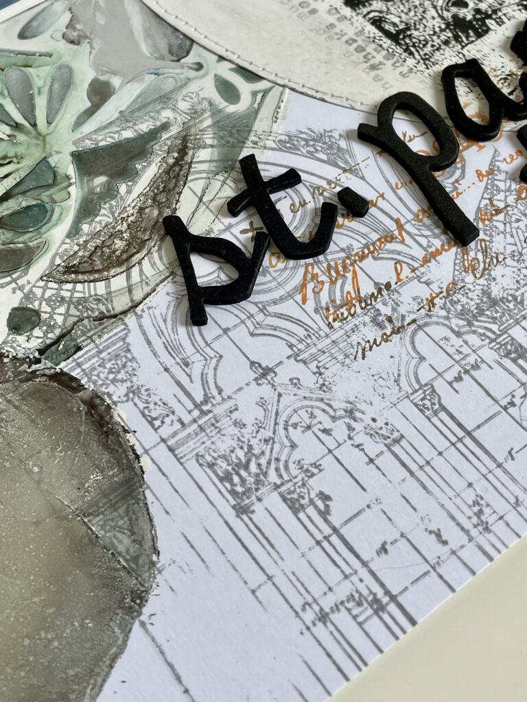 Tim Holtz Stempel Architecture Scrapbooking