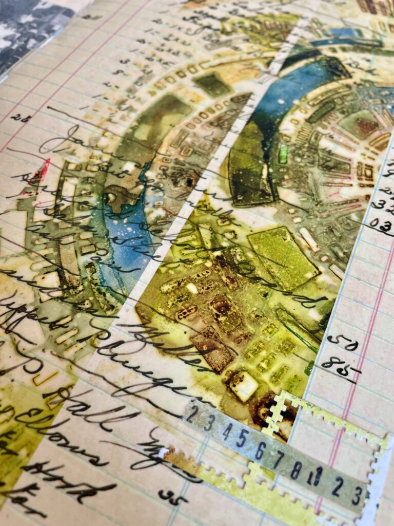 Mixed Media Art Journal Collage