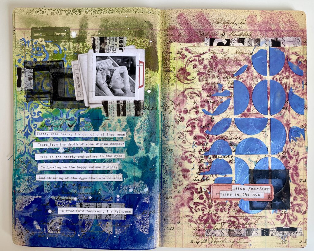 Mixed Media Art Journal Collage