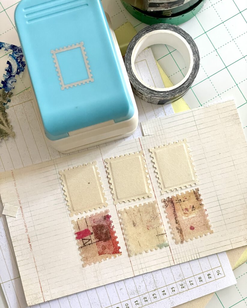 Briefmarken Stanzer dimensional