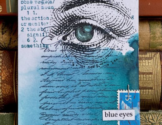 Artist Trading Cards Blue Eyes