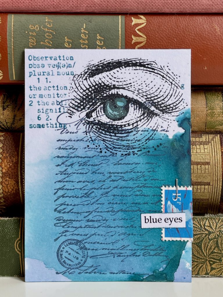 Artist Trading Cards Blue Eyes