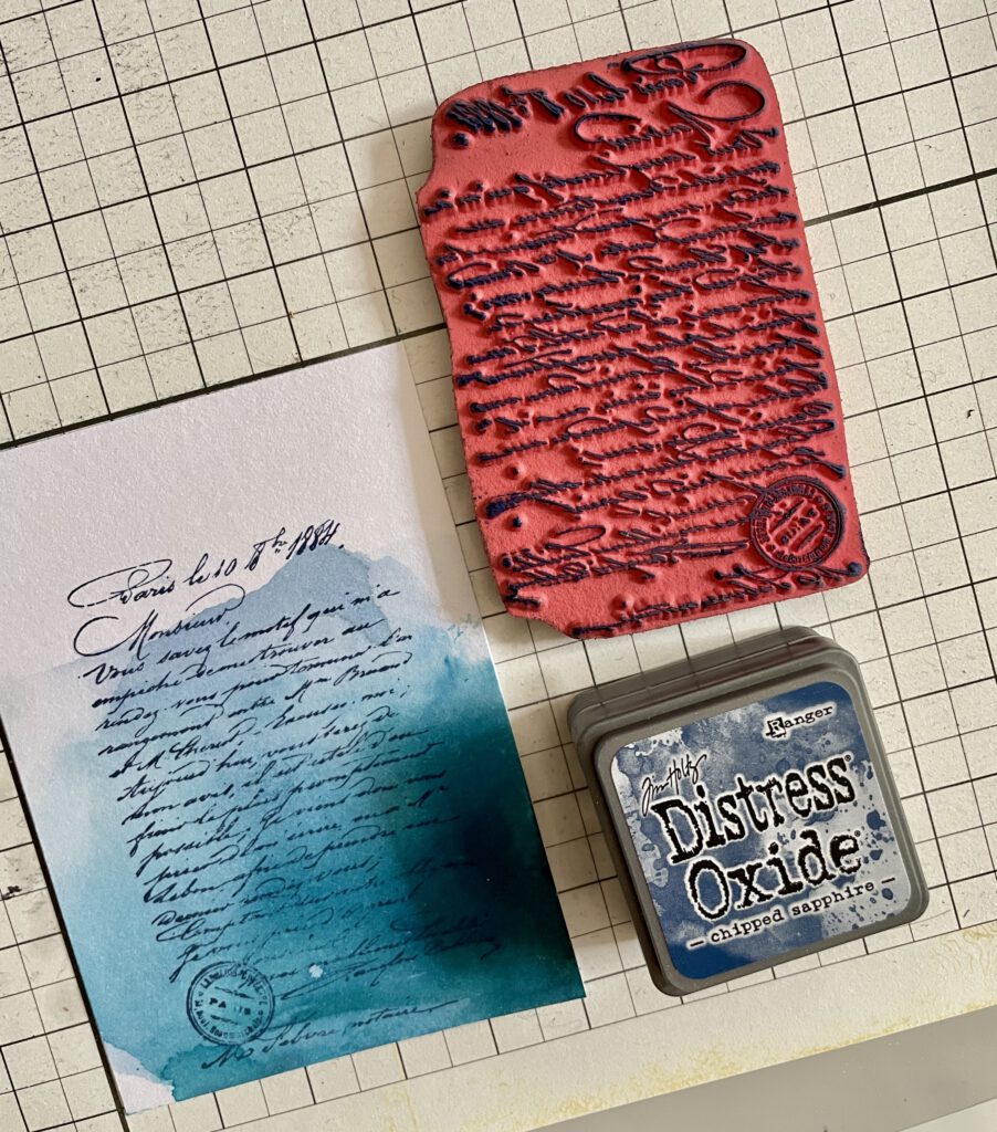 Artist Trading Cards Lieblingsfarbe blau