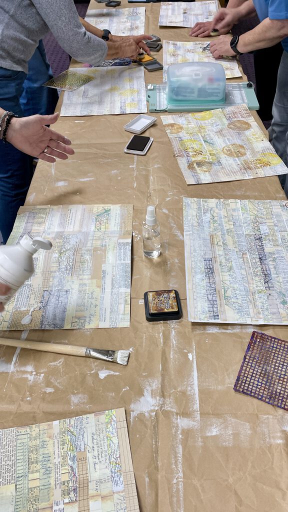 Mixed Media Masterboard Minibook Workshop