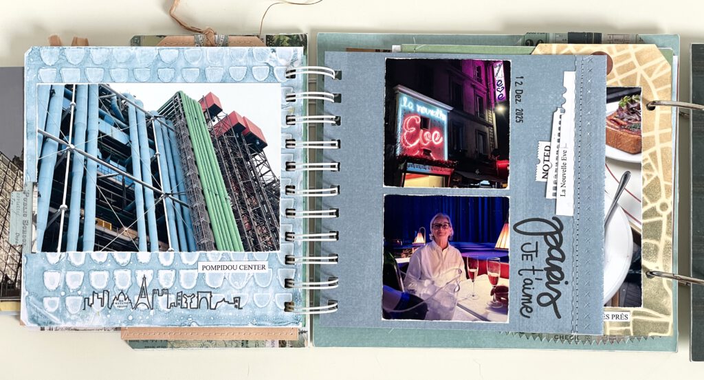 Workshop selbstgemachtes Scrapbooking Album Paris