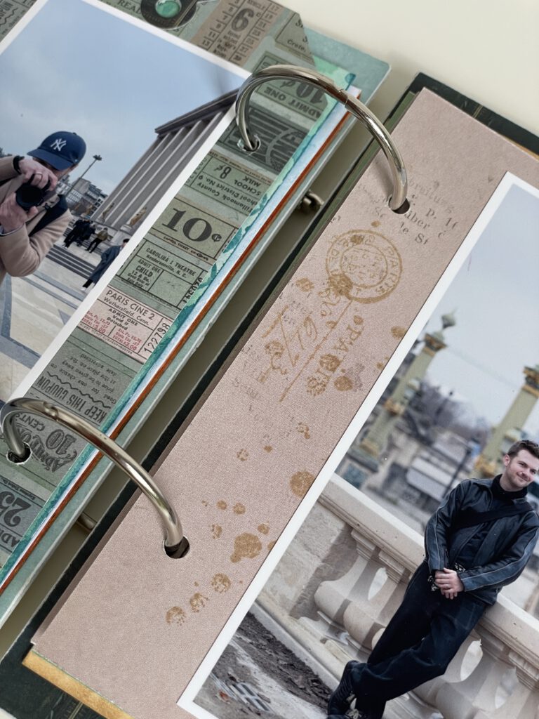 Mixed Media Minibook Paris