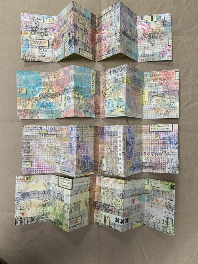 Mixed Media Masterboard Minibook Workshop