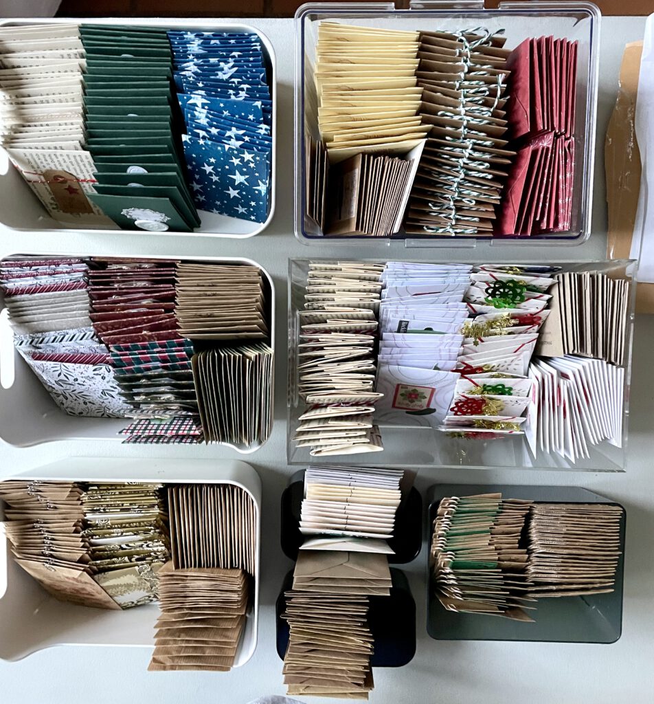 ATC Adventskalender 2026 mit selbst gestalteten Artist Trading Cards“